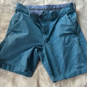 L.L. Bean Teal Flat Front Shorts